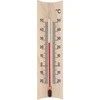 Ξύλινο θερμόμετρο δωματίου (-20 έως +50°C), ανοιχτό καφέ, 15 cm - 12 