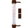 Θερμόμετρο εξωτερικού χώρου καφέ (-50°C έως +50°C) 27cm ['θερμόμετρο παραθύρου', ' τι θερμοκρασία']