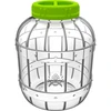 Άθραυστο, πολυλειτουργικό βάζο, 5 L ['βάζα για κονσερβοποίηση', ' βάζο', ' βάζο για τουρσί αγγουριών', ' για λικέρ', ' βάζο 5 L', ' βάζο με πιστοποίηση', ' άθραυστο βάζο', ' βάζο γενικής χρήσης', ' πολυλειτουργικό βάζο', ' βάζο για κονσερβοποίηση', ' πλαστικό βάζο', ' βάζο PET']