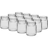 Βάζο twist-off 212 ml, φ 66 - 12 τεμ. ['γυάλινο βάζο 200 ml', ' βάζο 212 ml', ' γυάλινα βαζάκια', ' μικρά βάζα', ' βάζα με καπάκια', ' γυάλινα βαζάκια', ' βάζα για σπιτικές παρασκευές', ' βαζάκια για μαρμελάδα', ' καπάκια βάζων με σχέδιο φρούτων', ' βάζο για μπαχαρικά', ' βάζο για κονφίτουρα']