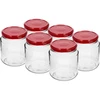 Βάζο twist-off, grubasek 580ml με μπορντό καπάκι fi82/6, 6 τεμ. ['βάζα', ' βάζο', ' σετ βάζων', ' δοχεία', ' γυάλινα δοχεία', ' βάζα αποθήκευσης', ' βάζα κουζίνας', ' γυάλινα βάζα', ' βάζα με μεταλλικό καπάκι', ' βάζα αποθήκευσης τροφίμων', ' βάζα για κονσέρβες', ' βάζα για βότανα', ' βάζα για καφέ', ' βάζα για τσάι', ' βάζα για πλυντήριο πιάτων', ' γυάλινο βάζο', ' βάζο με καπάκι', ' σετ βάζων', ' βάζα για μαρμελάδες', ' βάζο grubasek', ' grubasek']