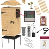 Καπνιστήριο 200 L dragON Larch E21 - από ξύλο λάριξ, με ηλεκτρική μονάδα θέρμανσης και ελεγκτή - 12 