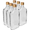 Μπουκάλι τύπου φλασκί 500 ml με βιδωτό πώμα, 6 τεμ. - 3 