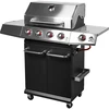 Ψησταριά υγραερίου dragON BBQ101, 11,7 kW, μαύρο-ασημί - 3 