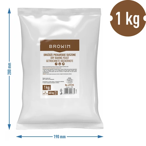 Ξηρή μαγιά αρτοποιίας, 1 kg - 4