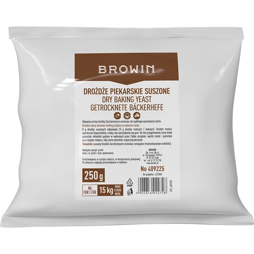 Ξηρή μαγιά αρτοποιίας, 250 g - 2