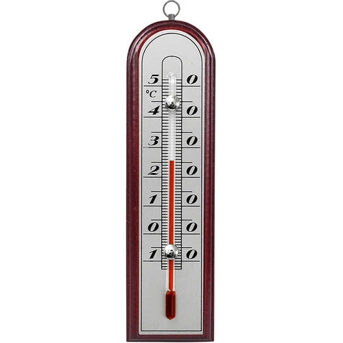 Θερμόμετρο δωματίου με ασημένια κλίμακα (-10°C έως +50°C) 16 cm ποικιλία - 2