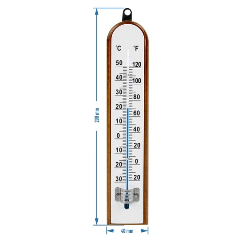 Θερμόμετρο δωματίου με λευκή κλίμακα (-30°C έως +50°C) 20cm - 2