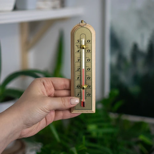 Θερμόμετρο δωματίου με χρυσή κλίμακα (-10°C έως +50°C) 16 cm - 3
