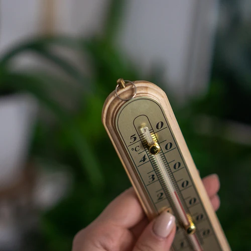 Θερμόμετρο δωματίου με χρυσή κλίμακα (-10°C έως +50°C) 16 cm - 4