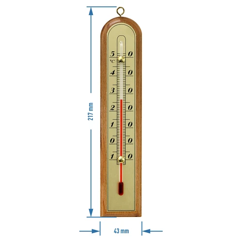 Θερμόμετρο δωματίου με χρυσή κλίμακα (-10°C έως +50°C) 22 cm, ποικιλία - 2