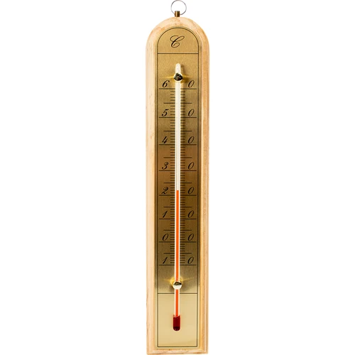 Θερμόμετρο δωματίου με χρυσή κλίμακα (-10°C έως +60°C) 28 cm ποικιλία