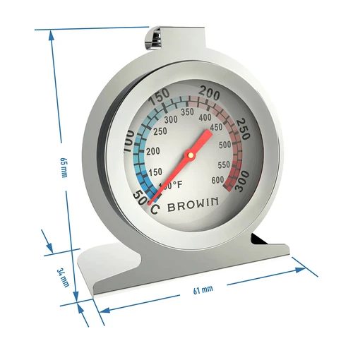 Θερμόμετρο φούρνου (50°C έως +300°C) Ø6,1 cm - 3