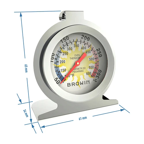 Θερμόμετρο φούρνου (50°C έως +300°C) Ø6,1 cm - 3