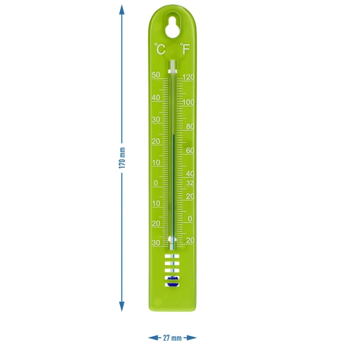 Θερμόμετρο γενικής χρήσης (-30 έως +50°C), 17 cm, πράσινο - 4