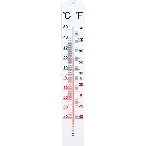 Θερμόμετρο γενικής χρήσης λευκό (-40°C έως +50°C) 40 cm