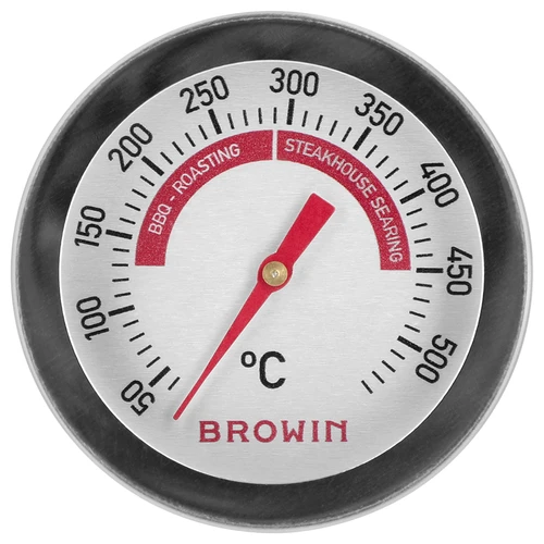 Θερμόμετρο για γκριλ και BBQ, από 50 έως +500°C, διμεταλλικό, 5,3cm - 2