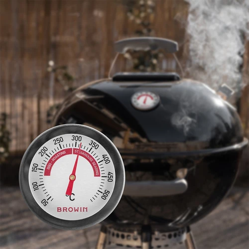 Θερμόμετρο για γκριλ και BBQ, από 50 έως +500°C, διμεταλλικό, 5,3cm - 6