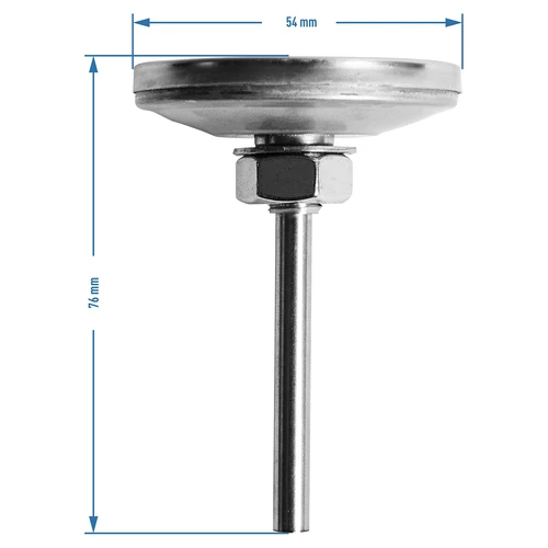 Θερμόμετρο για καπνιστήριο και BBQ (0°C έως +250°C) 5,2cm - 8