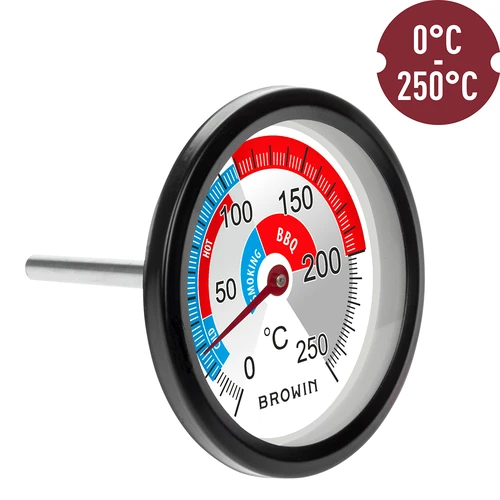 Θερμόμετρο για καπνιστήριο και BBQ (0°C έως +250°C) 5,7cm - 3