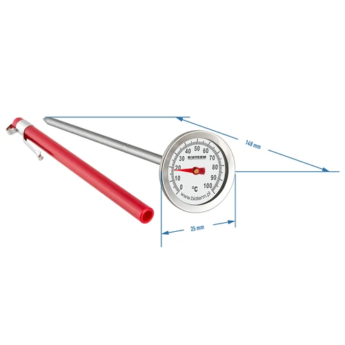 Θερμόμετρο κουζίνας (0°C έως +100°C) 12,3 cm - 2