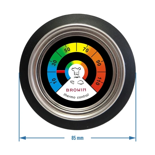 Θερμόμετρο-λαβή για καπάκι (0°C έως +120°C) Ø8,5 cm - 3