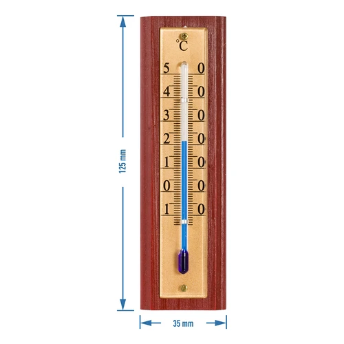 Θερμόμετρο χώρου με χρυσή κλίμακα (-10°C έως +50°C) 12cm - 4