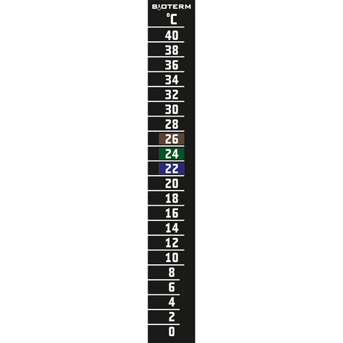 Θερμόμετρο υγρών κρυστάλλων (0°C έως +40°C) 15 cm
