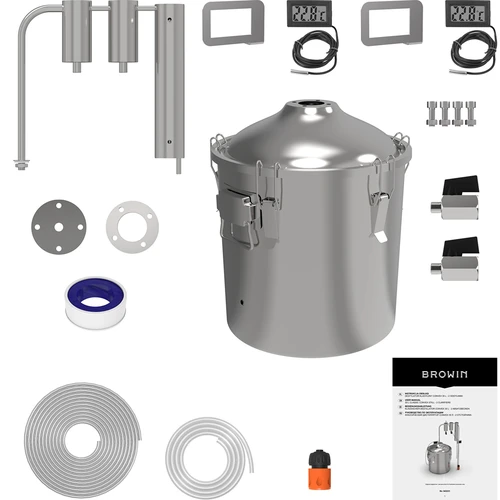 Αποστακτήρας hawkSTILL 1.0 CONVEX 30L- 2 δοχεία καθίζησης - 3