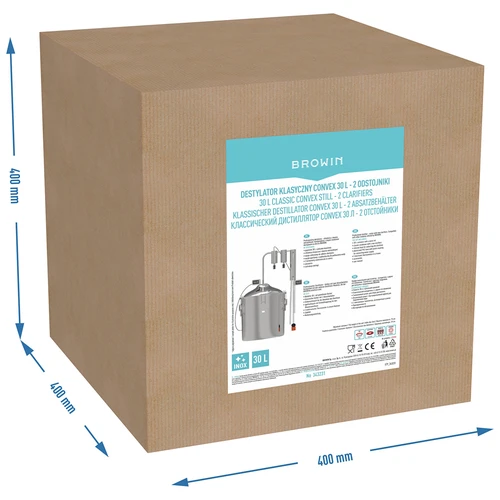 Αποστακτήρας hawkSTILL 1.0 CONVEX 30L- 2 δοχεία καθίζησης - 10