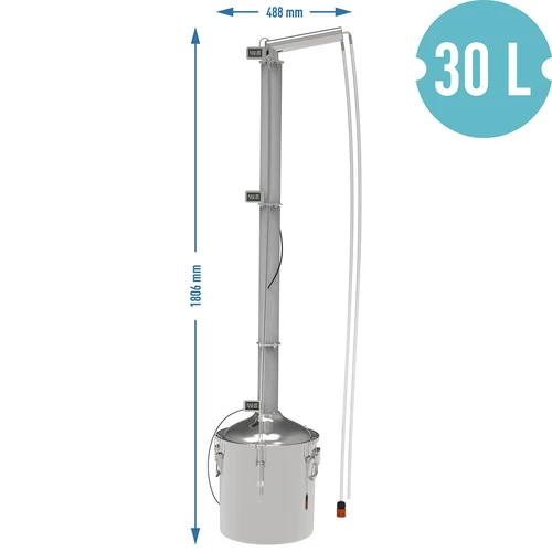 Αποστακτήρας Hawkstill Aabratek 1.0 Ηλεκτρικός, 30 L - 17