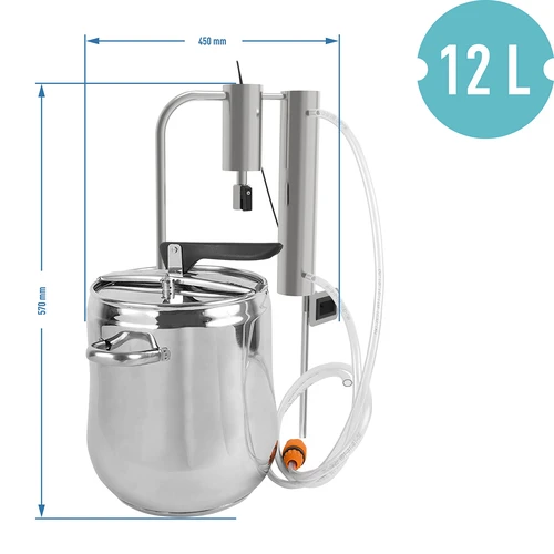 Αποστακτήρας και χύτρα ταχύτητας 2-σε-1 12 L - 8