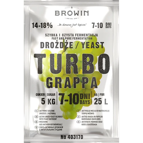 Αποστακτικές ζύμες Turbo Grappa 7-10 ημέρες - 2