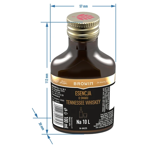 Αρωματική ουσία με γεύση Tennessee whiskey για 10 L - 100 ml - 6