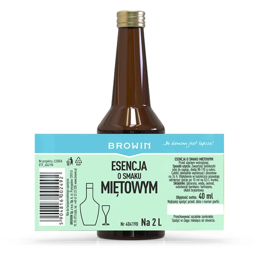 Αρωματική ουσία με γεύση μέντας για 2 L - 40 ml - 4
