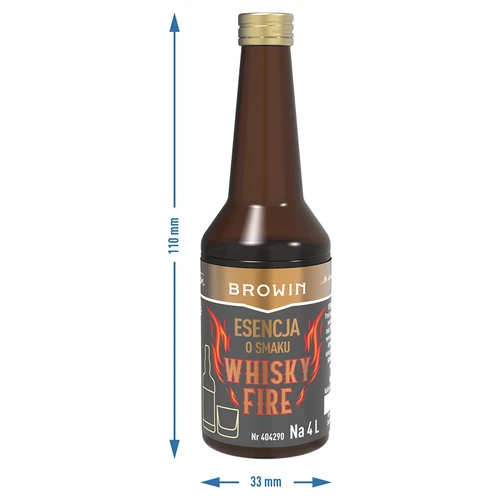 Εσάνς με γεύση Whisky Fire για 4 L, 40 ml - 7