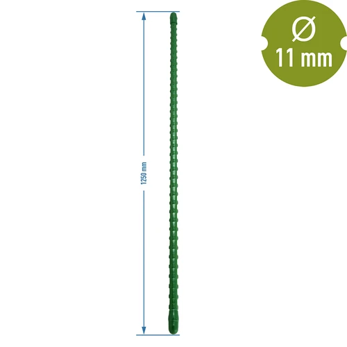 Ατσάλινος πάσσαλος με επικάλυψη PE 1,25 m x 11 mm - 2