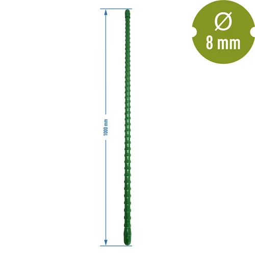  Ατσάλινος πάσσαλος με επικάλυψη PE 1m x 8mm - 2