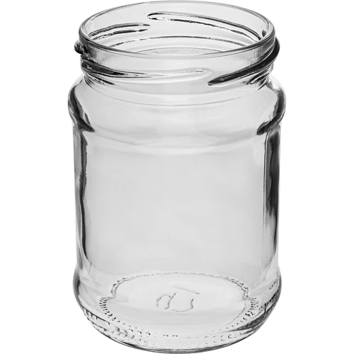 Βάζο 250 ml fi 66/4, μαύρο καπάκι - 6 τεμ. - 4
