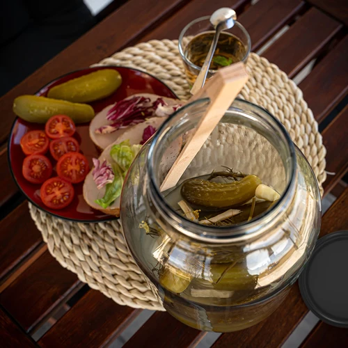 Βάζο 4L με μαύρο βιδωτό καπάκι ø 100 - 10