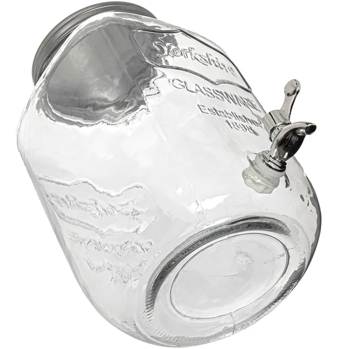 Βάζο για λεμονάδα, με βρυσάκι - γυάλινο, 4 L - 3