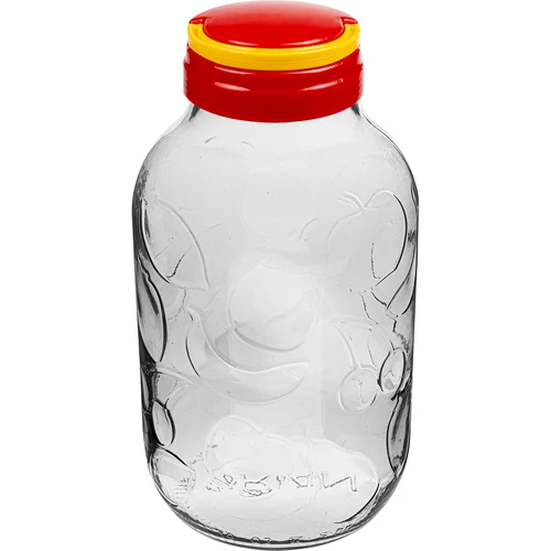 Βάζο για λικέρ 5L και βιδωτό καπάκι με λαβή - 2