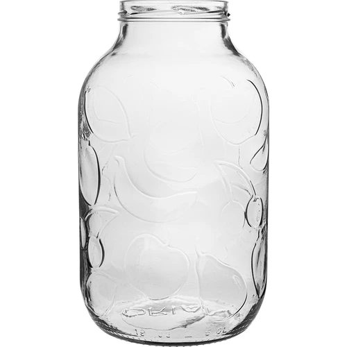 Βάζο για λικέρ 5L και βιδωτό καπάκι με λαβή - 4