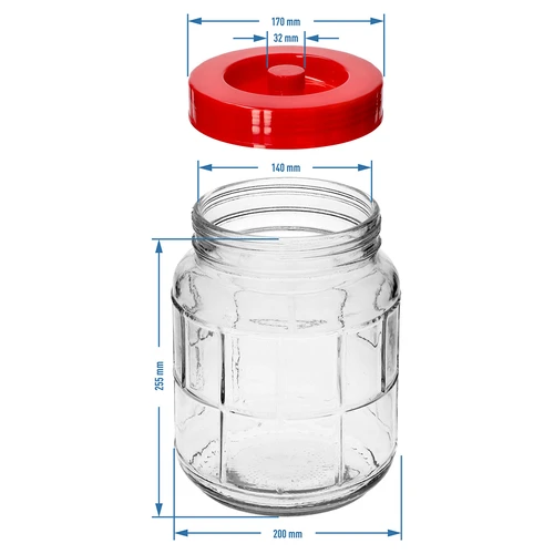 Βάζο πολλαπλών χρήσεων 5 L - 6