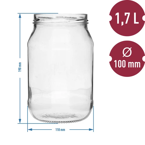 Βάζο TO 1,7L fi 100 - 6 τεμ. - 5