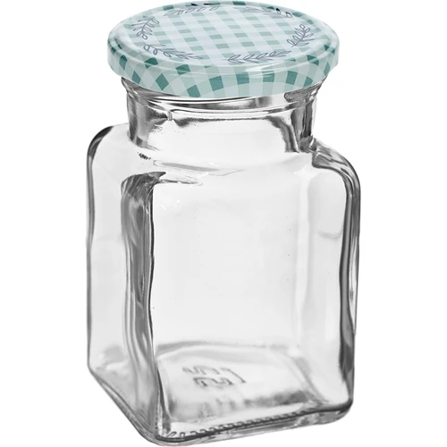 Βάζο TO 150 ml Τέσσερις γωνίες Ø 53, με καπάκι - 6 τεμ. - 4