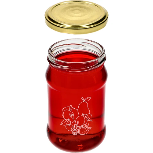 Βάζο TO 300 ml με εκτύπωση - μείγμα φρούτων και καπάκι fi66/4 - 6 τεμ. - 5