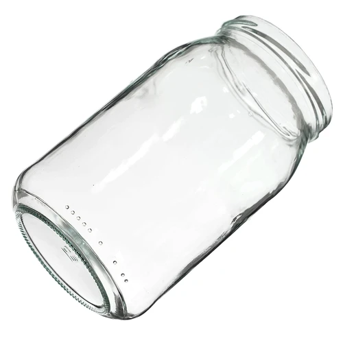 Βάζο TO 900 ml με χρυσό βιδωτό καπάκι fi 82/6 - 6 τεμ. - 6