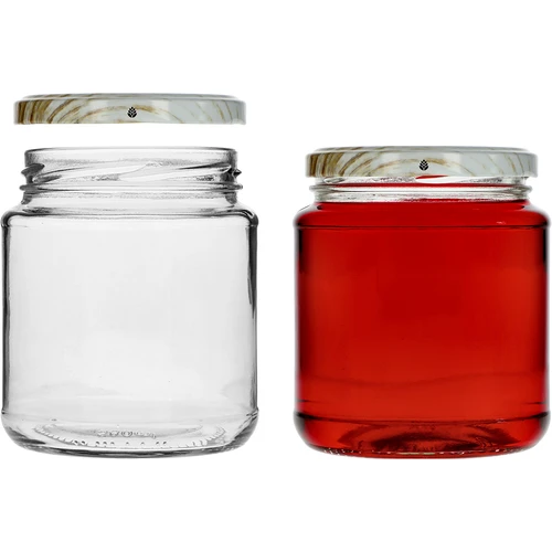 Βάζο TO, grubasek 580ml με χρωματιστό καπάκι fi82/6, 6 τεμ. - 4