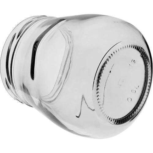 Βάζο twist-off 500 ml "Ανεστραμμένος Αμφορέας" με μπορντό καπάκι fi 82/6, 6 τεμ. - 7